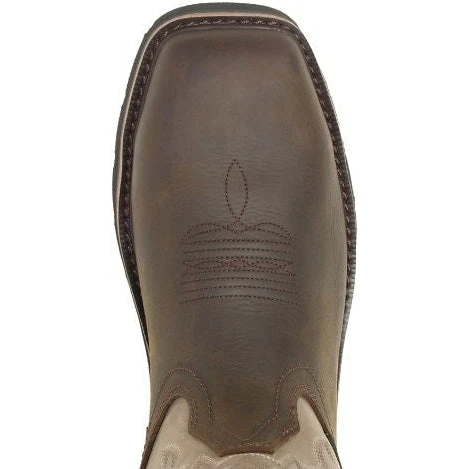Wolverine Men's Rancher WP Wellington Steel Toe Work Boot Brown W221030 - Image 4