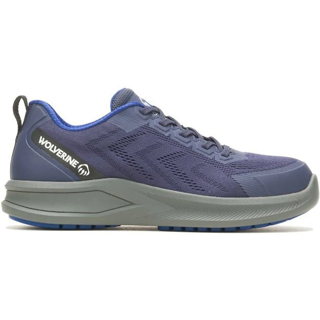 Wolverine Men's Bolt Durashocks Knit Carbonmax Work Shoe -Navy- W231003 - Image 2