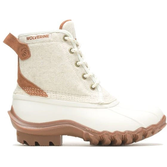Wolverine Women's Torrent Wool Duck Boot Ivory Wool W880346 - Image 2