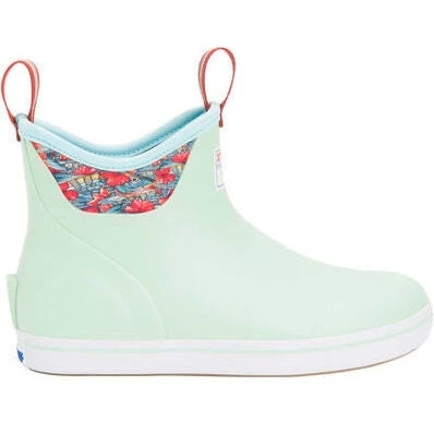 Xtratuf Women's Fishe® Wear 6" WP Ankle Deck Boot -Green- XWAB-3BB - Image 2