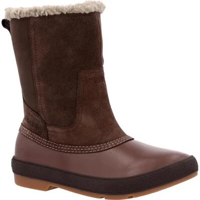 Xtratuf Women's Legacy Lte WP Slip Resist Pull On Work Boot -Brown- XWLP900