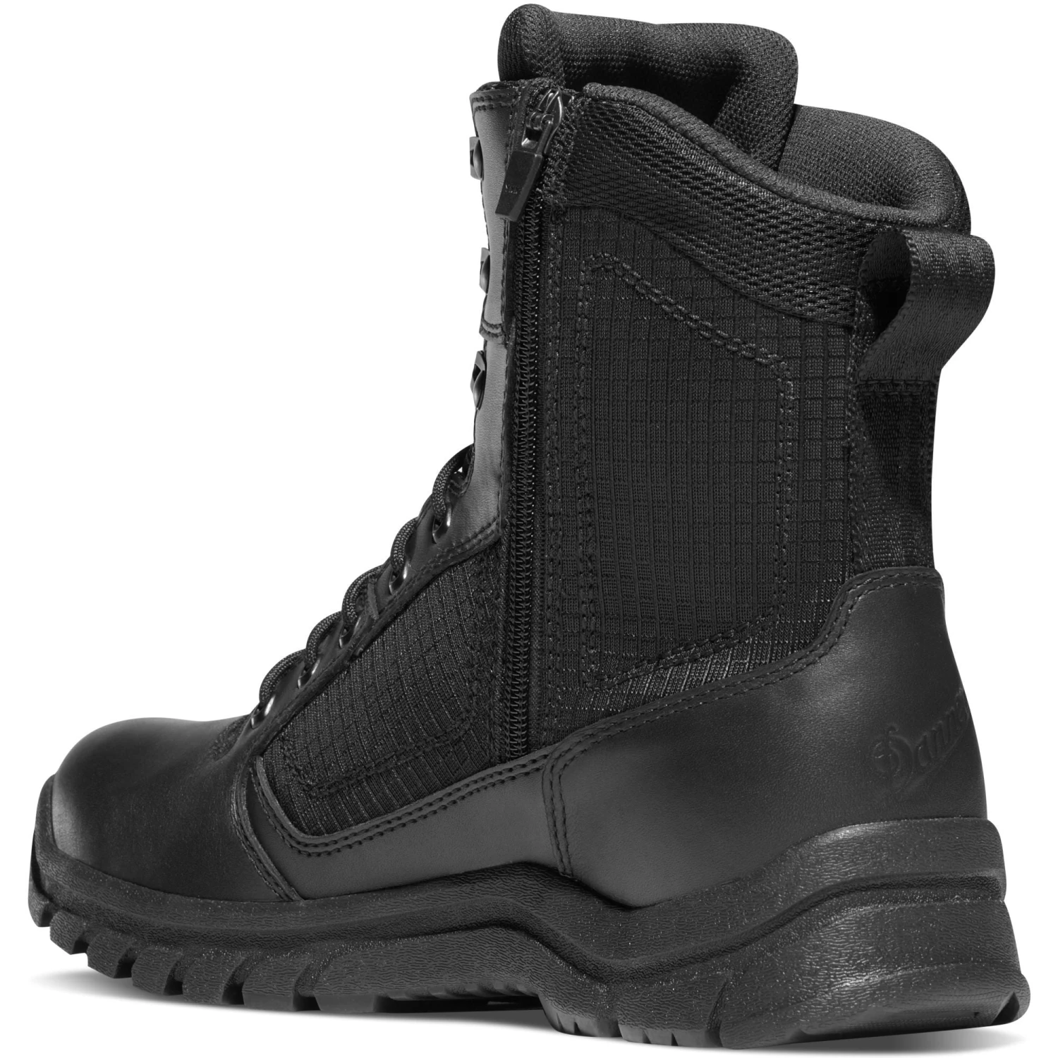 Danner Men's Lookout 8" Side Zip Waterproof Duty Boot - Black - 23824 - Image 5