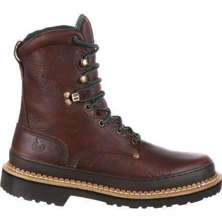Georgia Men's Giant 8" Steel Toe Work Boot - Brown - G8374 - Image 2