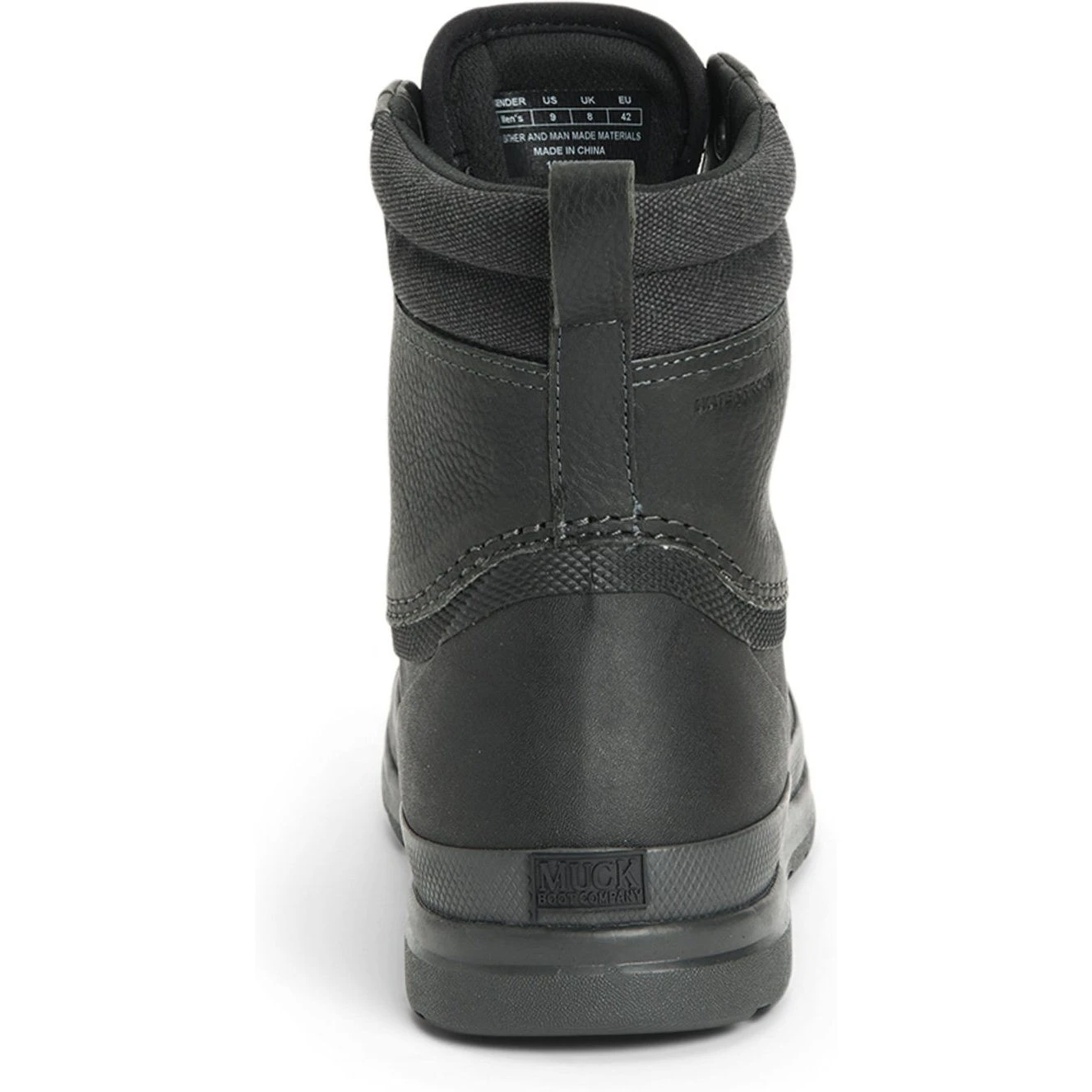 Muck Men's Originals Duck Lace Waterproof Duty Boot - Black - ODL-000 - Image 3