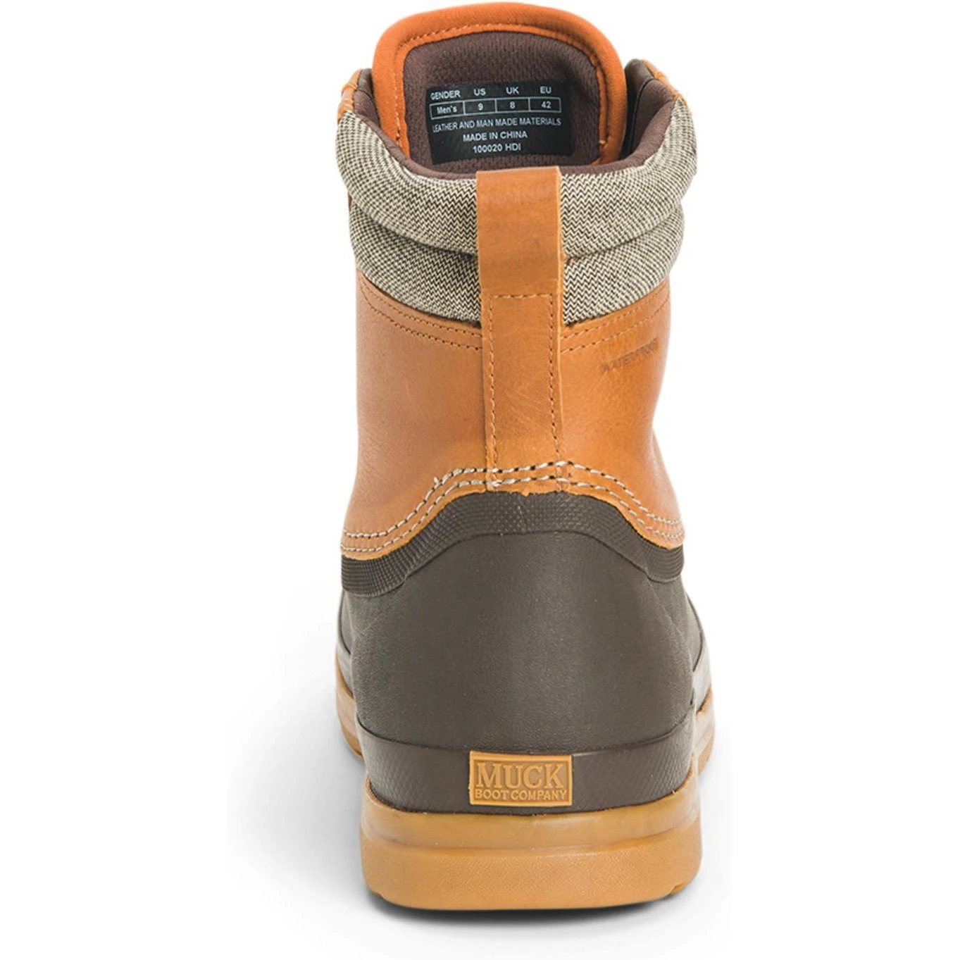 Muck Men's Originals Duck Lace Waterproof Duty Boot - Tan - ODL-902 - Image 3