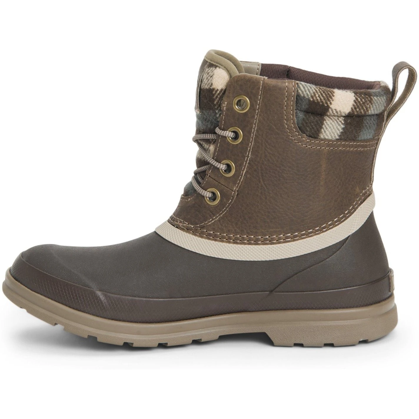 Muck Women's Originals Duck Lace Waterproof Duty Boot- Brown- ODLW-109 - Image 4