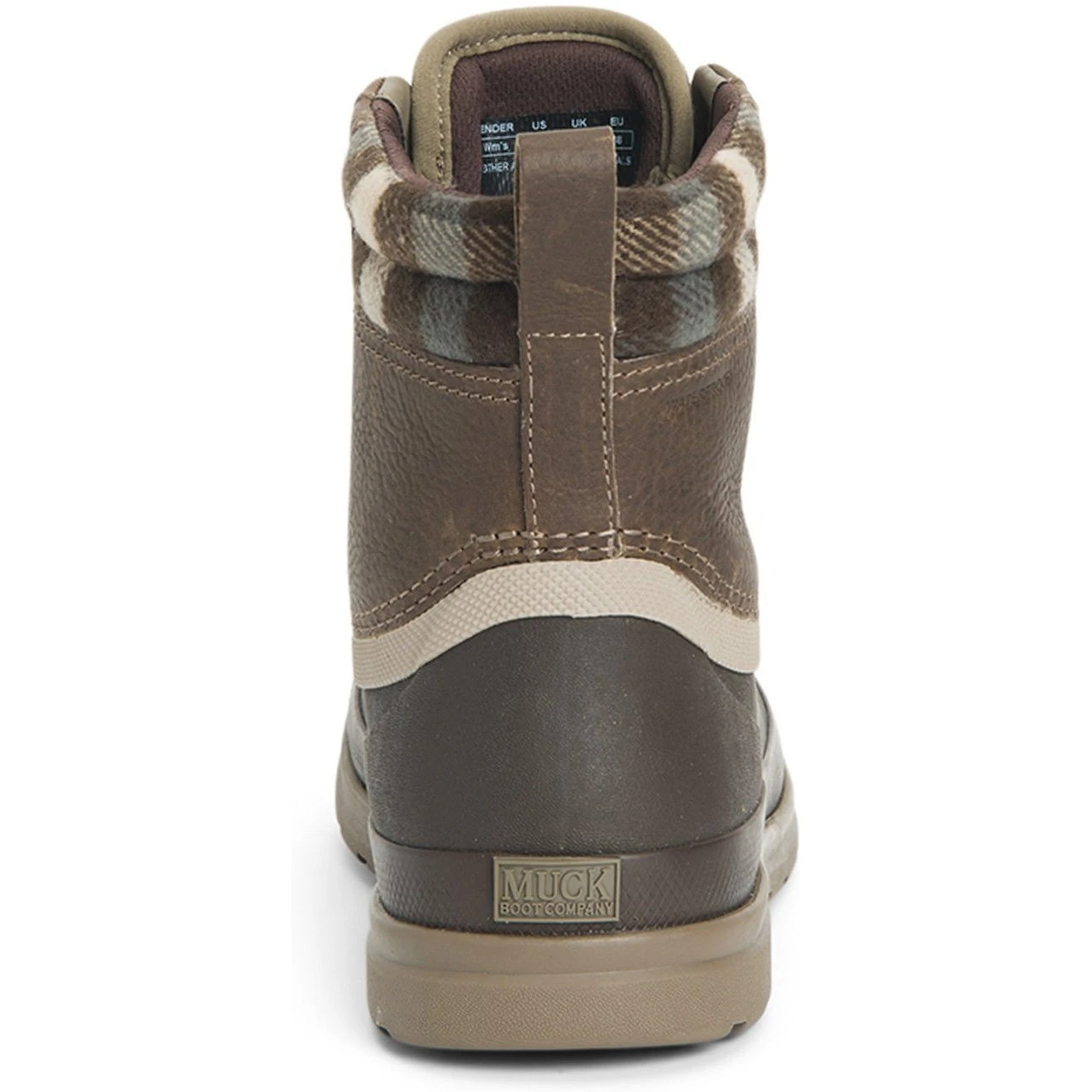 Muck Women's Originals Duck Lace Waterproof Duty Boot- Brown- ODLW-109 - Image 3