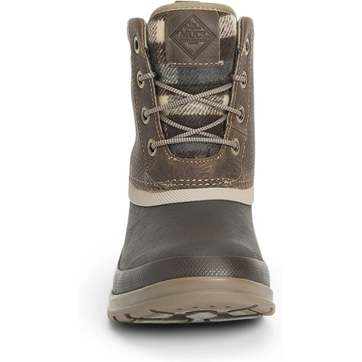 Muck Women's Originals Duck Lace Waterproof Duty Boot- Brown- ODLW-109 - Image 5