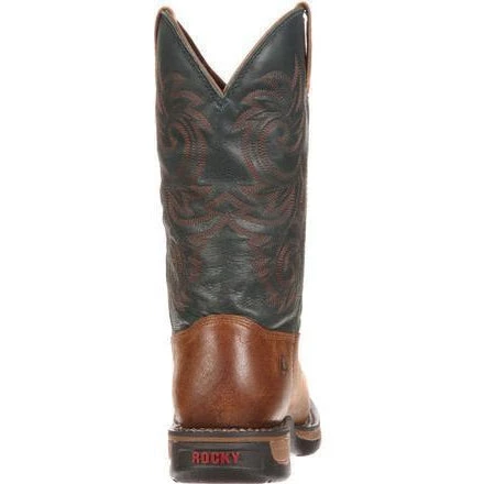 Rocky Men's Long Range Waterproof Western Boot - Brown - FQ0008656 - Image 3