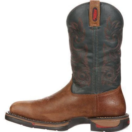 Rocky Men's Long Range Waterproof Western Boot - Brown - FQ0008656 - Image 4