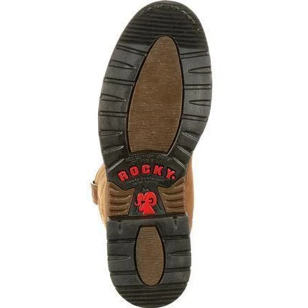 Rocky Men's Original Ride Branson WP Steel Toe Western Boot-FQ0002809 - Image 3