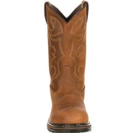 Rocky Men's Original Ride Branson WP Steel Toe Western Boot-FQ0002809 - Image 4
