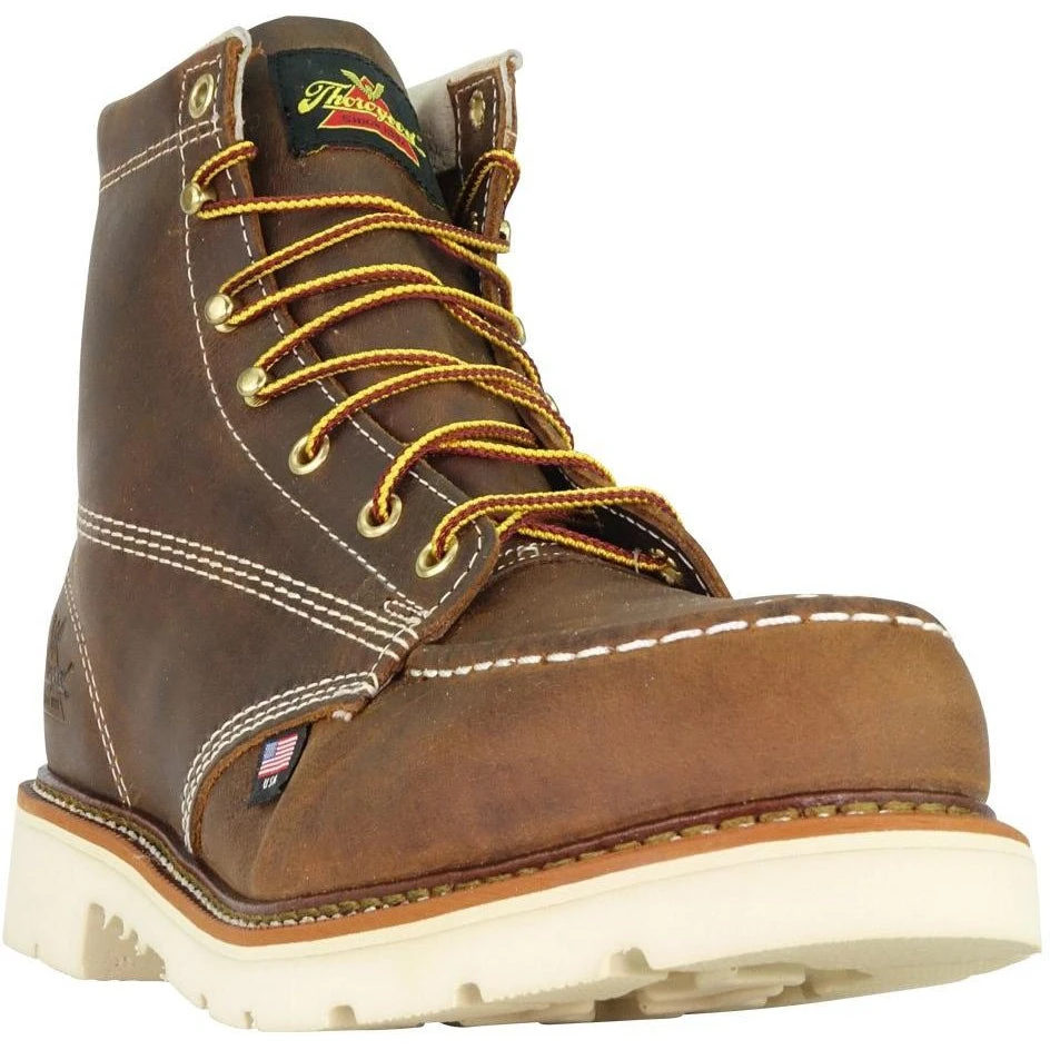 Thorogood Men's USA Made Amer. Heritage 6" Stl Toe Work Boot- 804-4375 - Image 4
