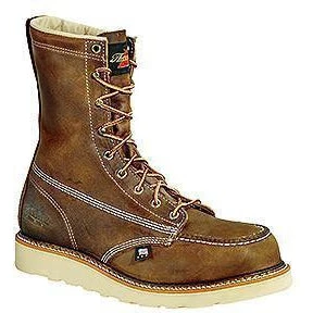 Thorogood Men's USA Made Amer. Heritage 8" Stl Toe Work Wedge Boot 804-4478 - Image 2