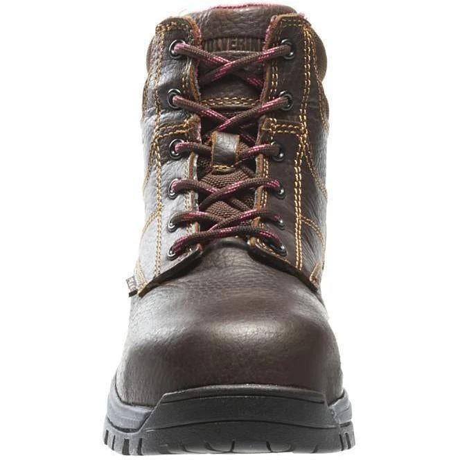 Wolverine Women's Piper 6" Comp Toe WP EH Work Boot - Brown - W10180 - Image 3