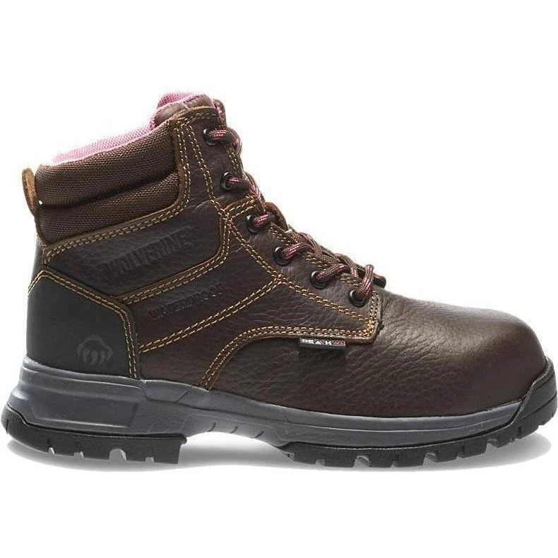 Wolverine Women's Piper 6" Comp Toe WP EH Work Boot - Brown - W10180 - Image 2
